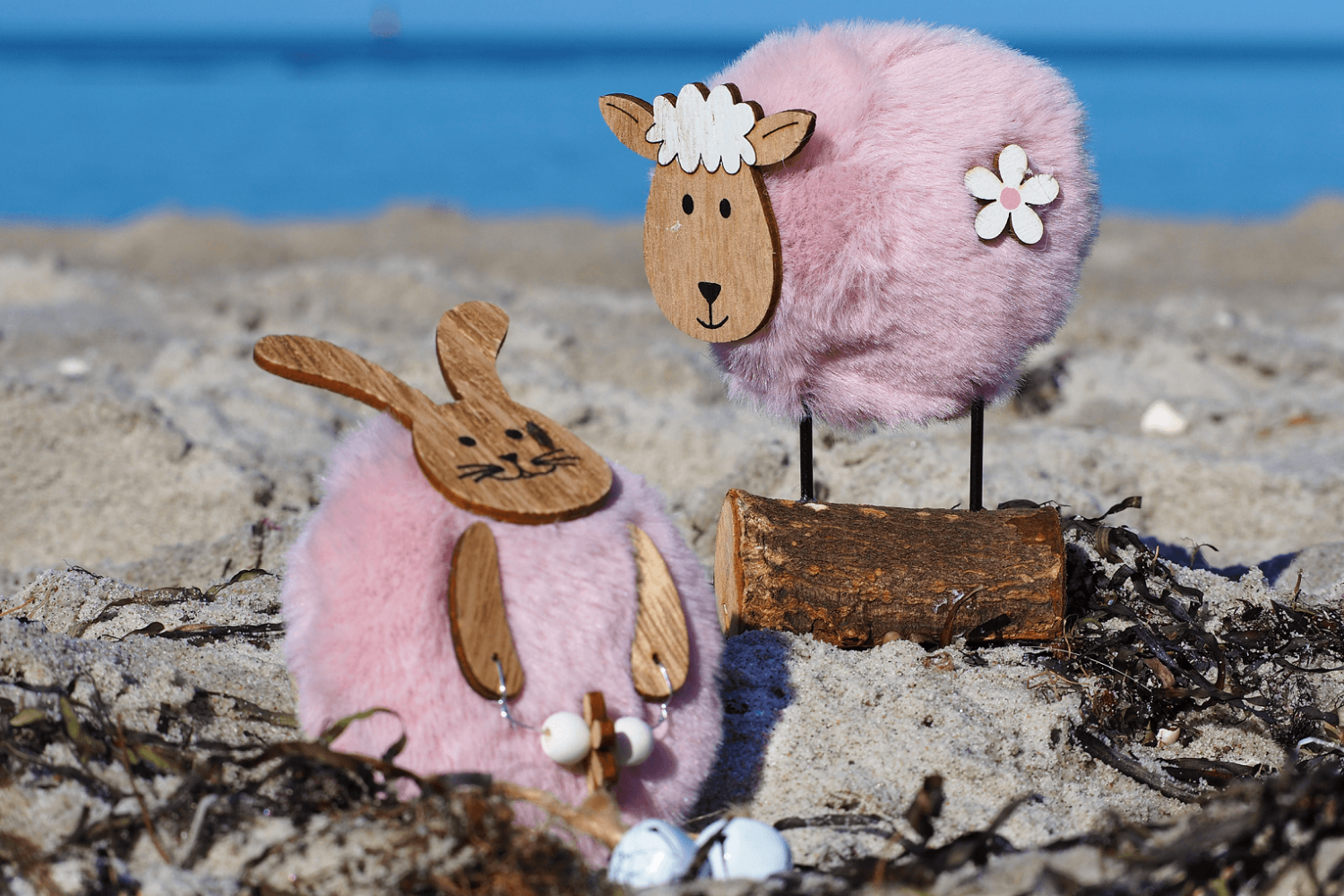 Osterhasen-am-Strand