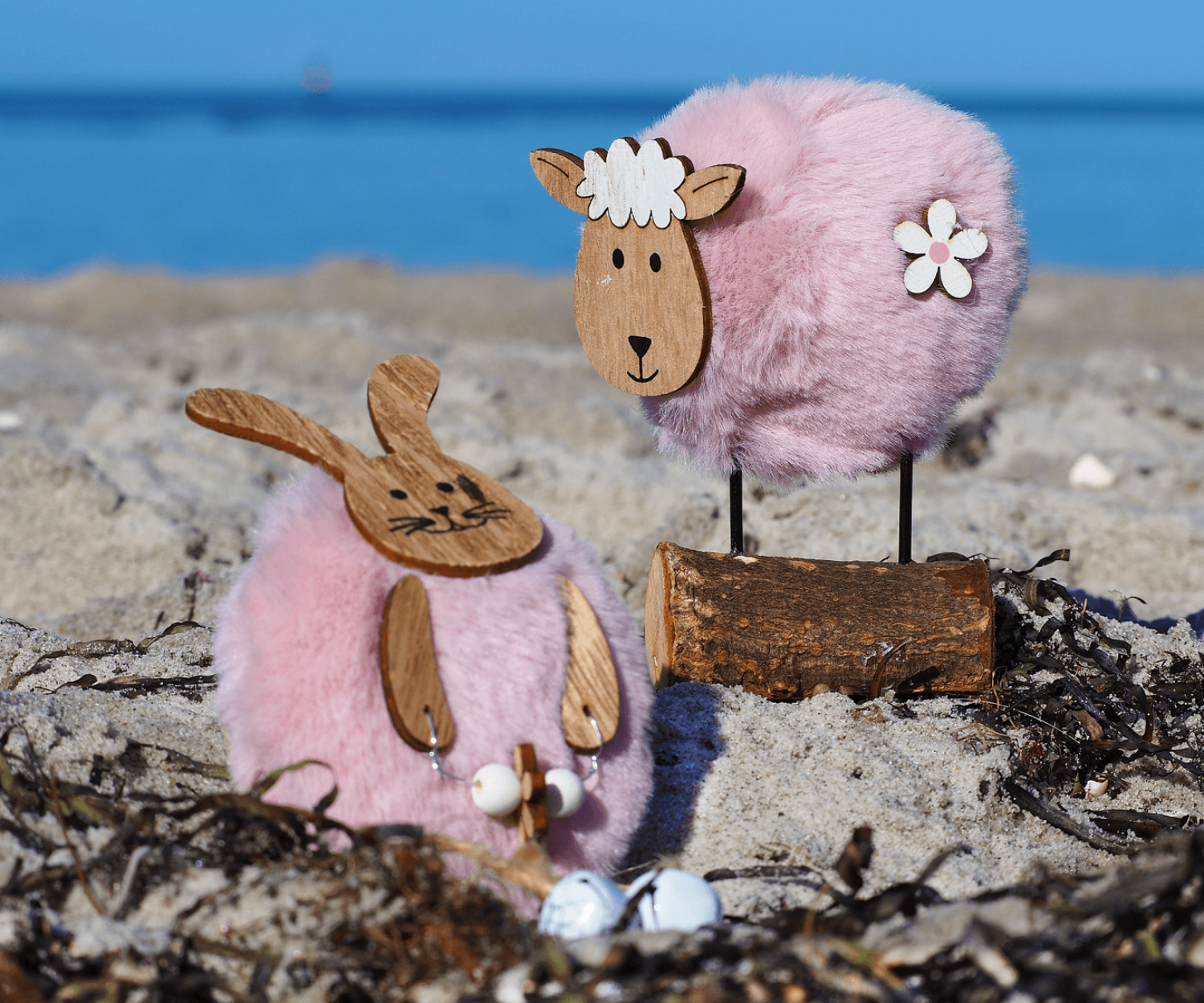 Osterhasen-am-Strand