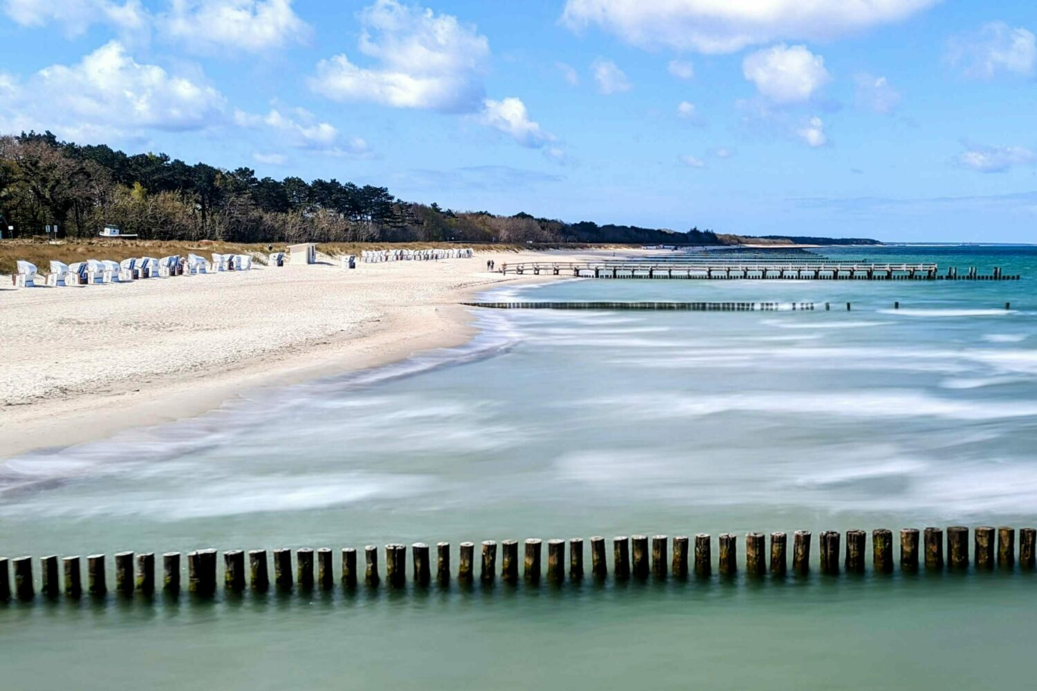 Strand Zingst mit Verlauf